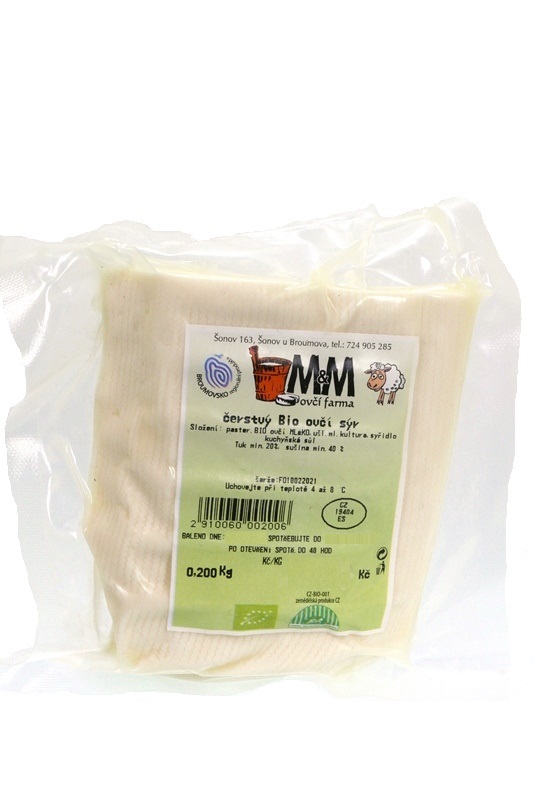 Sýr ovčí čerstvý BIO (na váhu)
