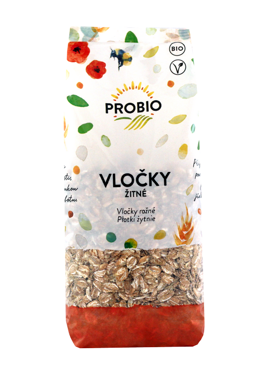 Vločky žitné 250g BIO