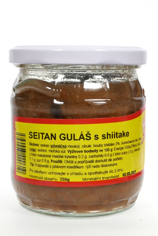 Seitan guláš s Shiitake 350g