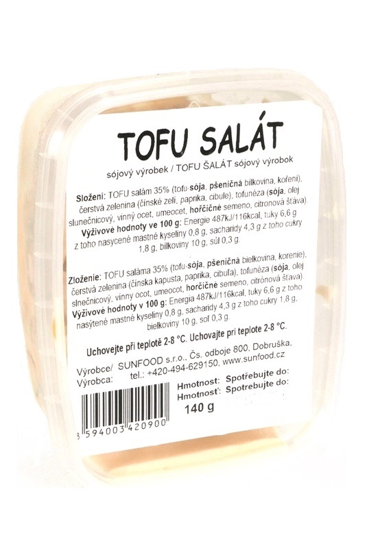 Salát s tofu a zeleninou 140g