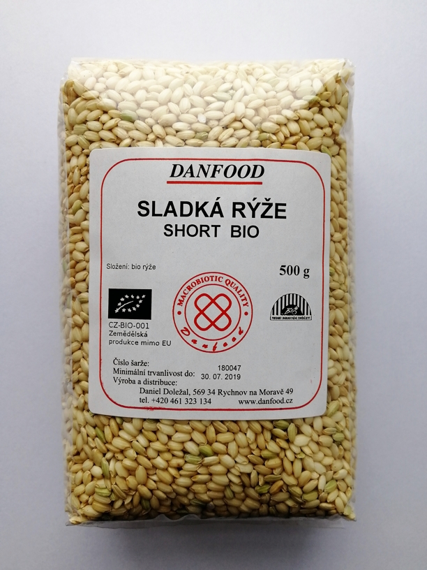 Rýže sladká short 500g BIO