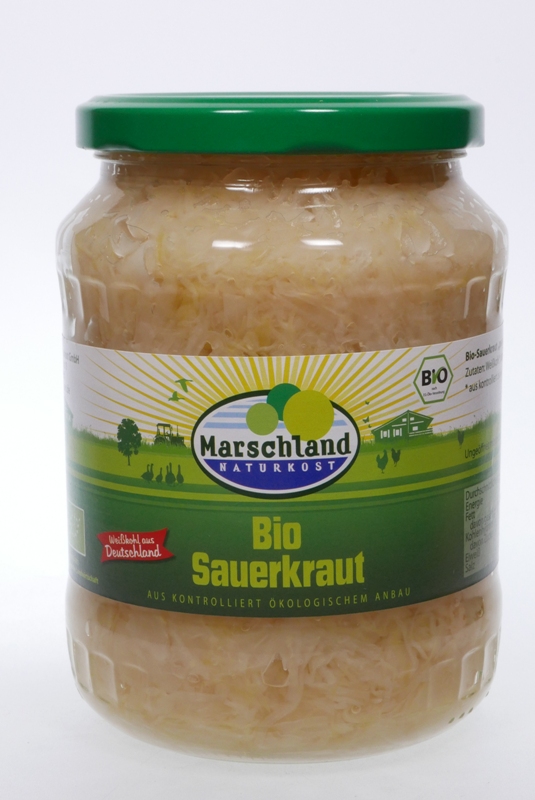 Zelí kysané 680g/650g sklo BIO