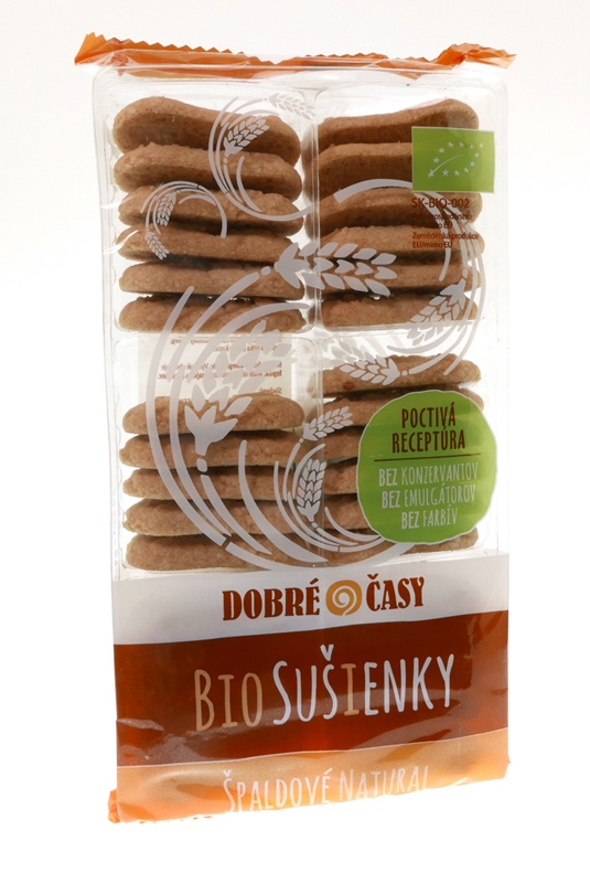 Sušenky špaldové natur 200g BIO