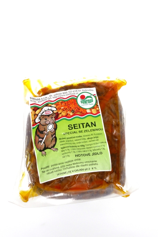 Seitan speciál se zeleninou (na váhu)