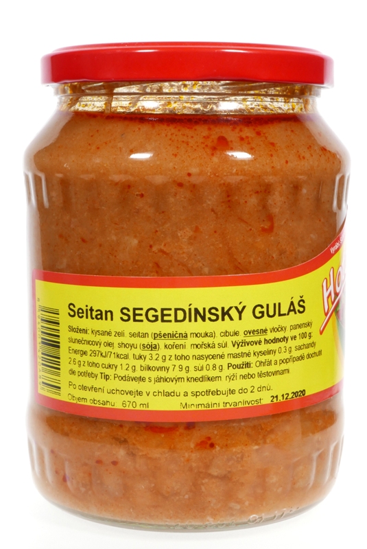 Seitan segedinský guláš 670ml