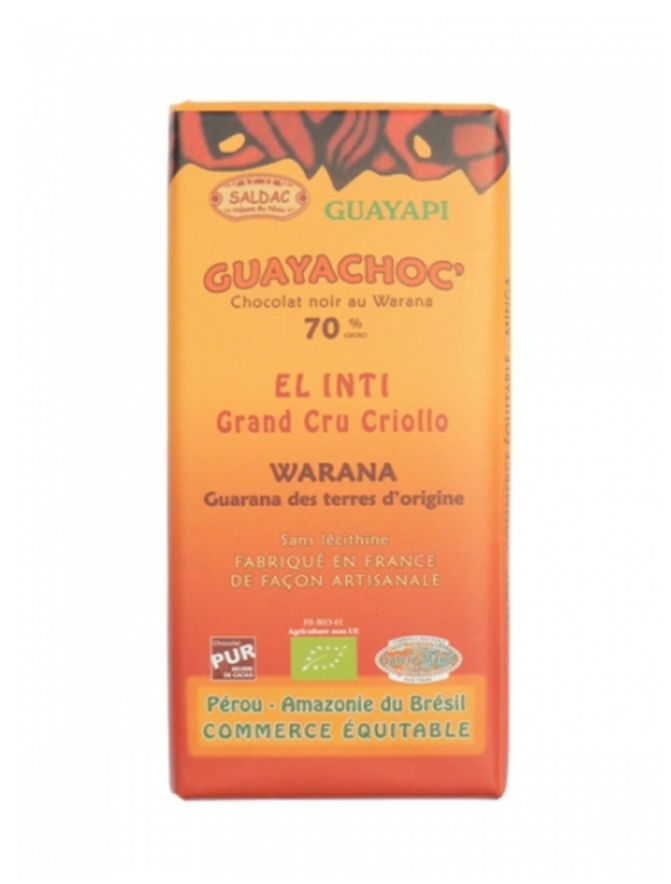 Čokoláda hořká s guaranou 100g BIO