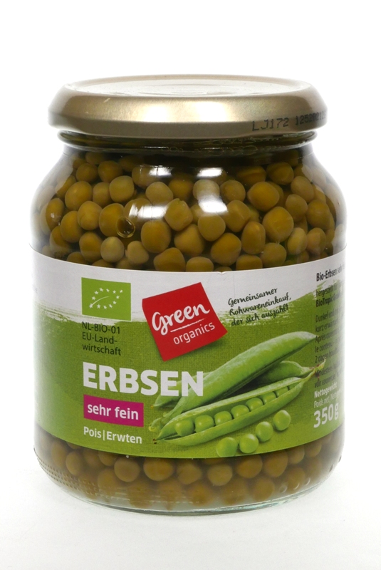 Hrášek ve slaném nálevu 350g/230g BIO