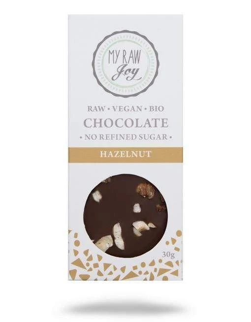 Čokoláda Lískový oříšek 30g BIO, RAW