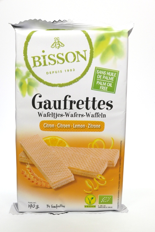 Vafle citrónové 190g BIO