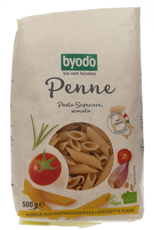 Penne semolinové 500g BIO