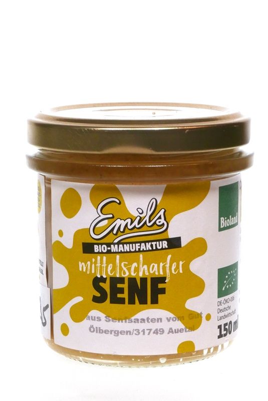 Hořčice jemná 150ml BIO