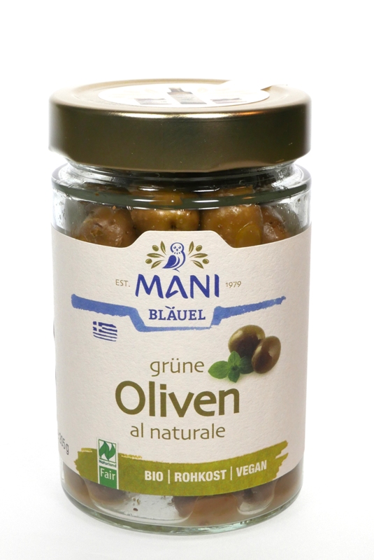 Olivy zelené natur s peckou 205g BIO