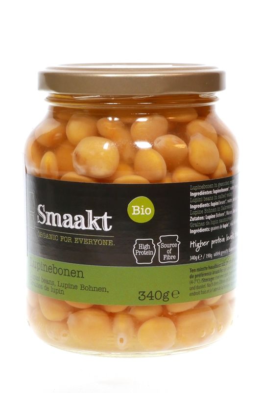 Lupinové  boby sterilované 400g BIO
