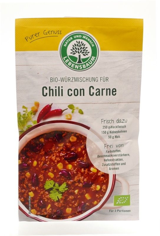Kořenící směs Chilli con Carne 30g BIO