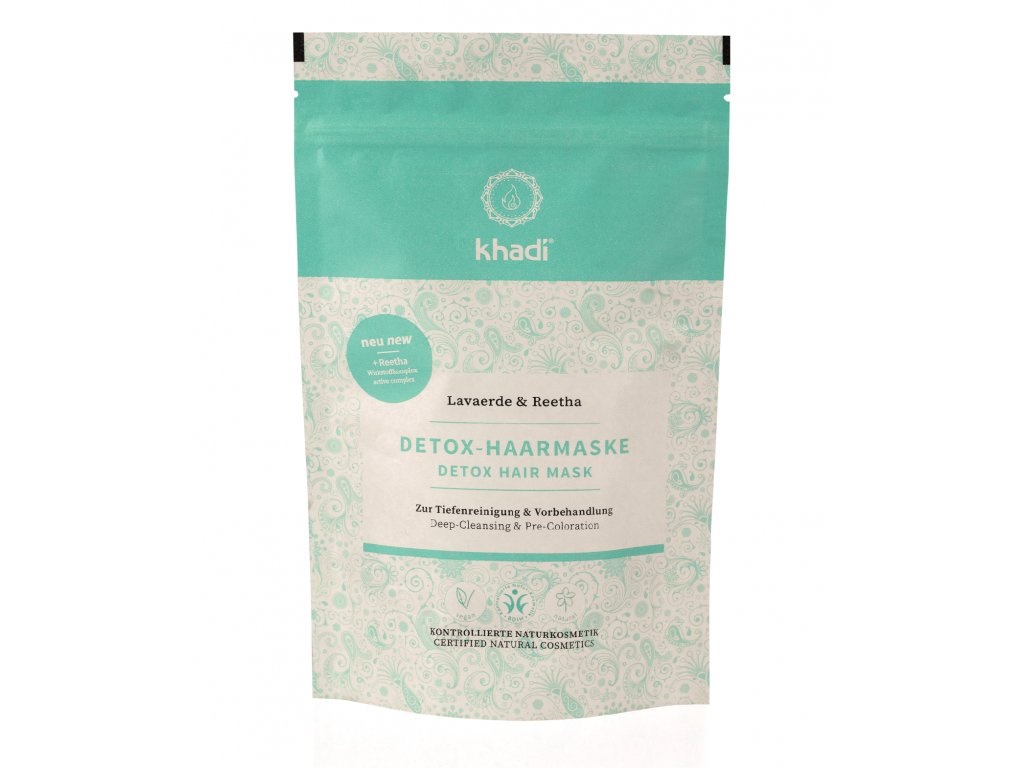 Vlasová maska Detox (Rhassoul+Reetha) 150g