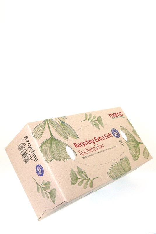 Kapesníčky recyklované 4vrstvé 100ks