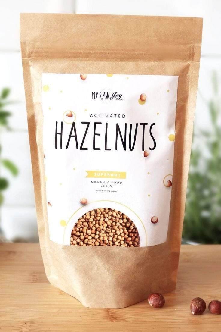 Aktivované lískové oříšky 150g RAW, BIO