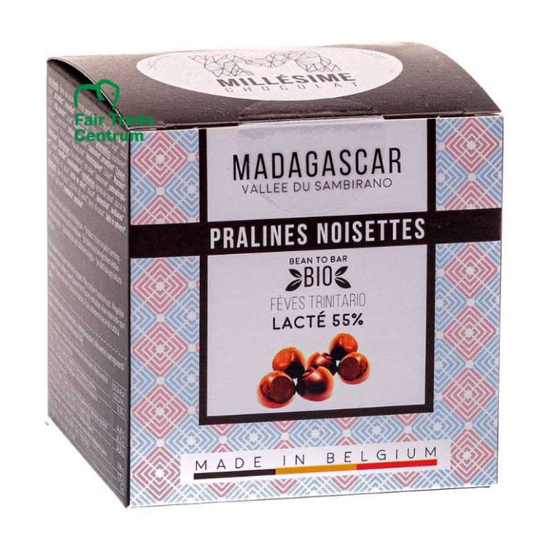 Pralinky belgické s mandlemi a oříšky 75g BIO