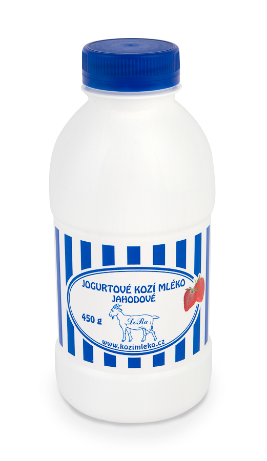 Kozí mléko jogurt. jahoda 450g