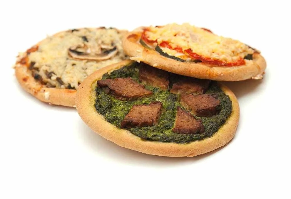 Pizza špaldová se žampiony 150g VEGAN